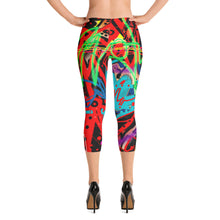 Abstract Capri Leggings