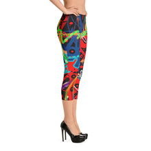 Abstract Capri Leggings