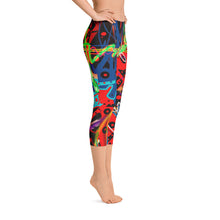 Abstract Capri Leggings