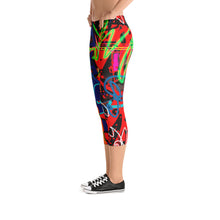 Abstract Capri Leggings