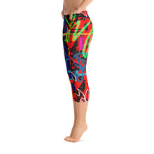 Abstract Capri Leggings