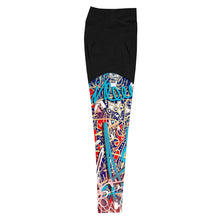 Abstract Sports Leggings