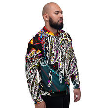 Abstract Bomber Jacket