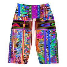 Abstract Biker Shorts