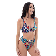 Abstract Recycled high-waisted bikini (Limited Edition)