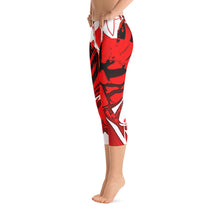 Custom Designed Abstract Capri Leggings