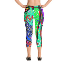 Abstract Capri Leggings