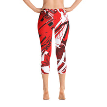 Custom Designed Abstract Capri Leggings