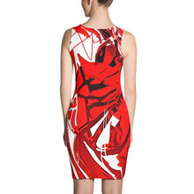 CoCo Red Abstract Tank Dress