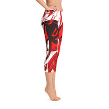 Custom Designed Abstract Capri Leggings