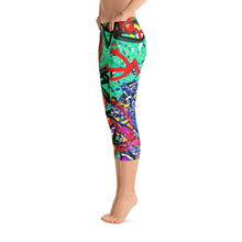 Abstract Capri Leggings