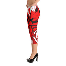 Custom Designed Abstract Capri Leggings