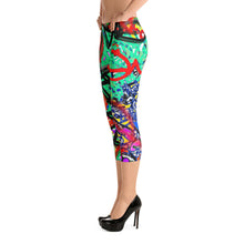 Abstract Capri Leggings