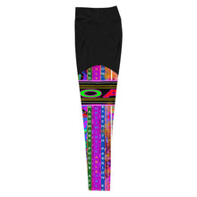 Abstract Sports Leggings